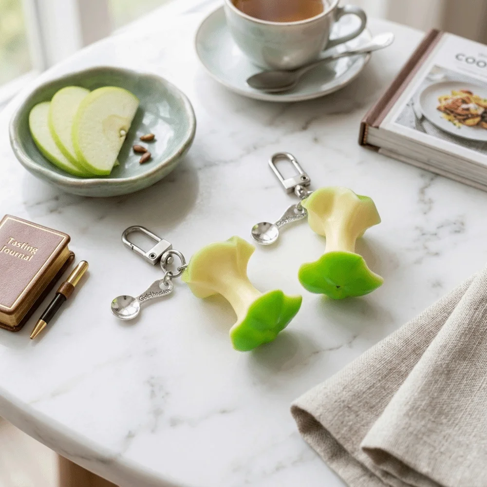 Simulated Fruit Fruit Keychain Soft Lightweight Cute Cartoon Simulated Fruit Keychain Lifelike Compact Portable