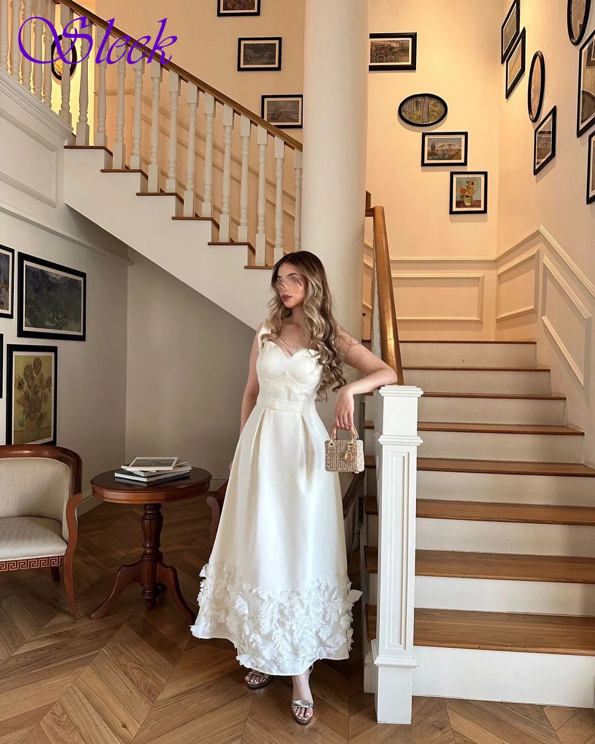 

Customized A-Line Sweetheart Spaghetti Straps Elegant Evening Dress Delicate Fashion Party Dress Modern High Quality Prom Dress