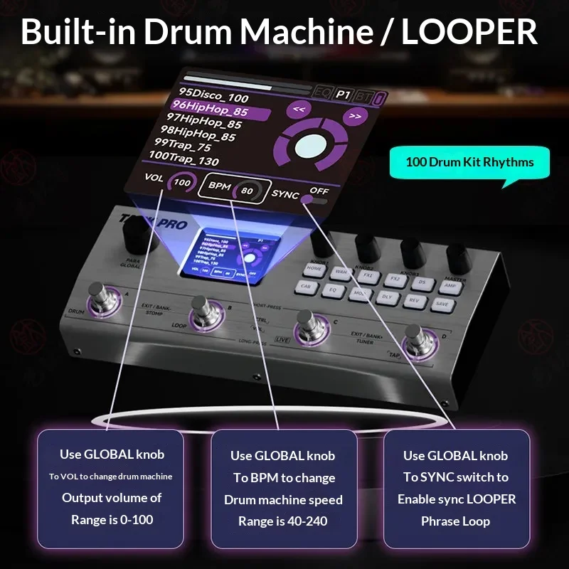 M Vave Tank Pro, Pedal Multief - Musical Instrument Music reseña y precio