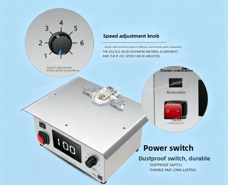 Home-Use Double-Sided Cashmere Slitting Machine, Planing Splitting Cutting Opening for Seam Breaking on Coat Collar