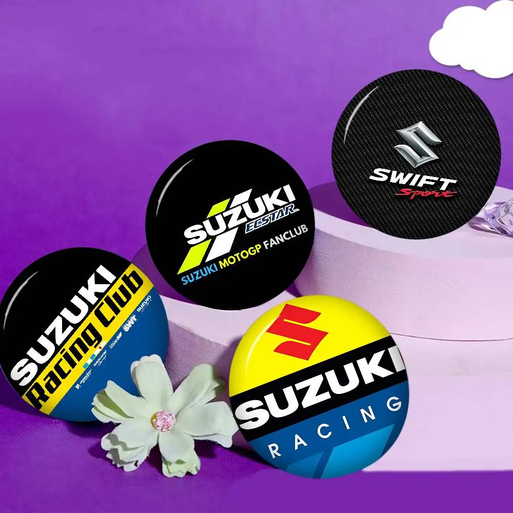 S-Suzukis Anime Button Pin Handmade Brooch for Clothes Cartoon Badge Backpack Decoration Jewelry Accessories