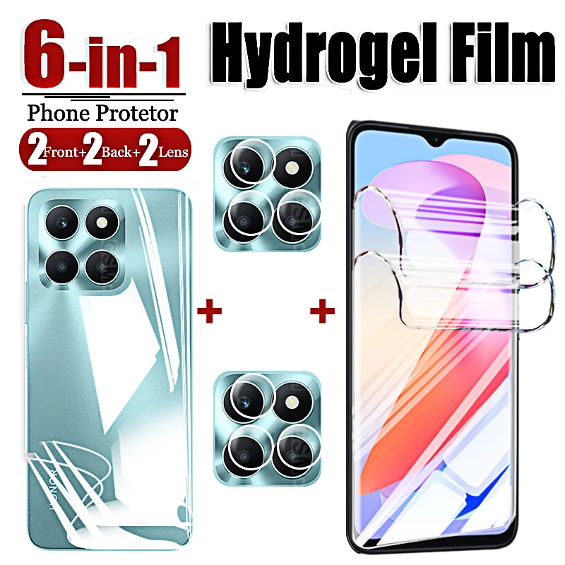 Full Hydrogel Film for Honor X6a X7a X8a X9a Screen Protector for Huawei Honor X6 X7 X8 5g A 6a 7a 8a 9a Camera Lens Soft Glass