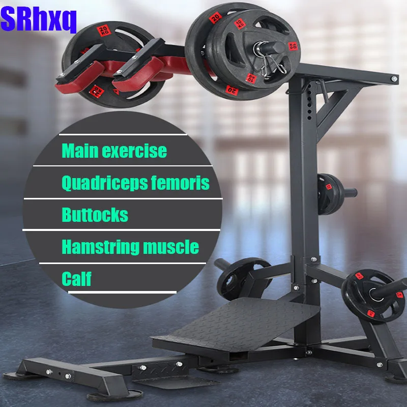 Squat Machine for Household Use, Gym Machine, Can Hold a Weight of 450 kg Thickened Training Racks for Buttocks and Calves