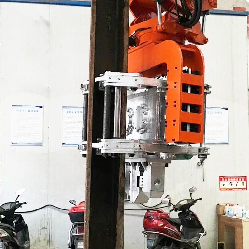 Heavy Duty High Frequency Pile Driver Hydraulic Vibratory Hammer for Steel Sheet Pile Driving Excavator Attachment Best Price