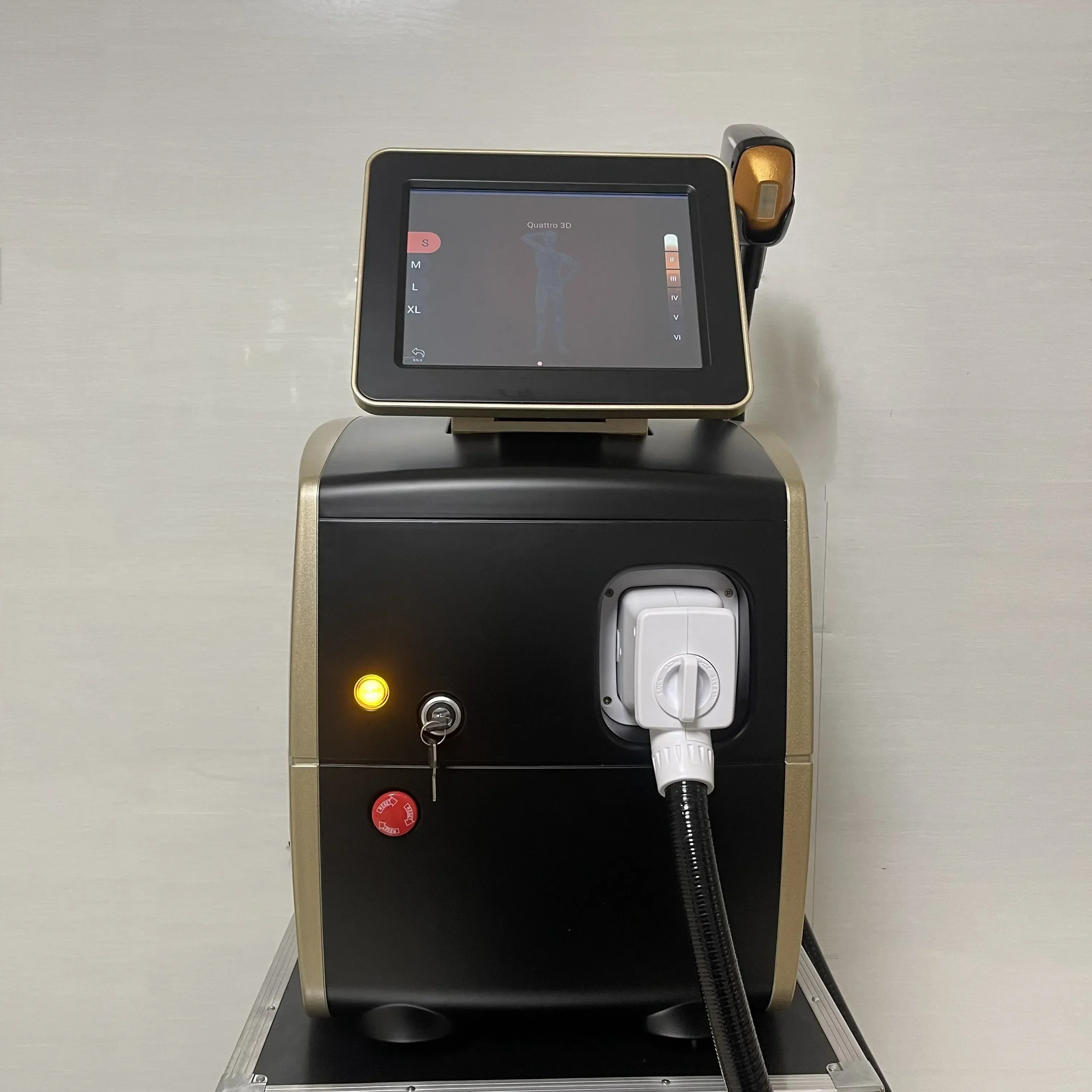 Ice Titanium Diode lased Hair Removal Machine 755 808 1064 Triple Wavelength High Power Ice Cooling Permanent Painless