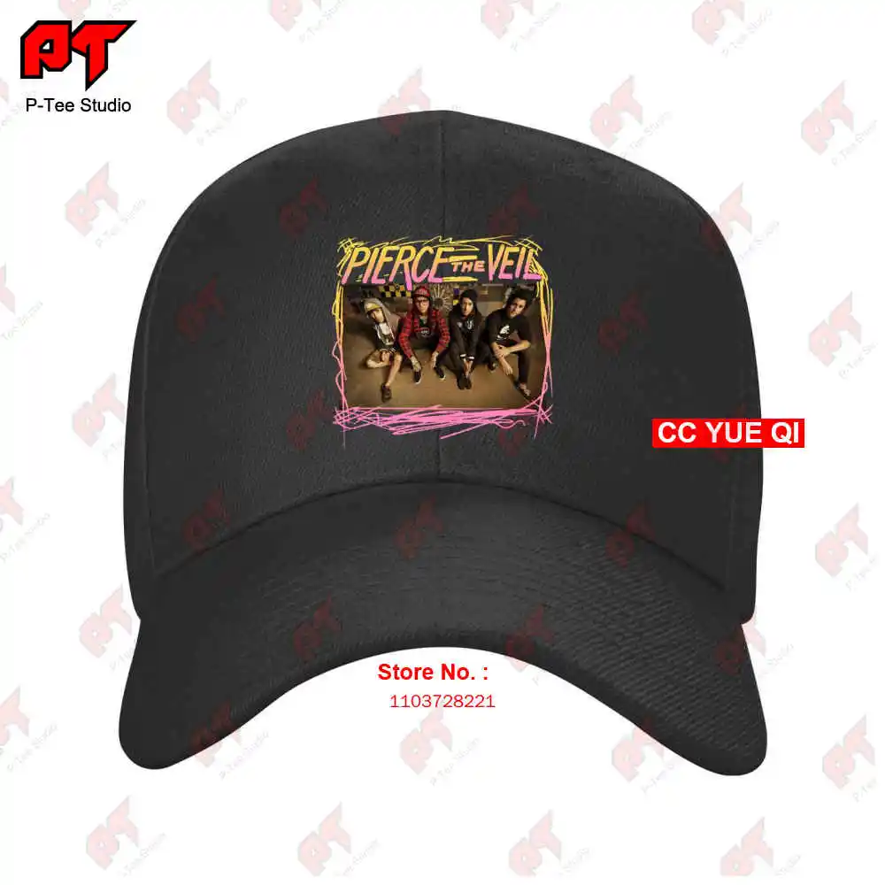 Pierce The Veil Juniors Band Sitting Baseball Caps Truck Cap IT31