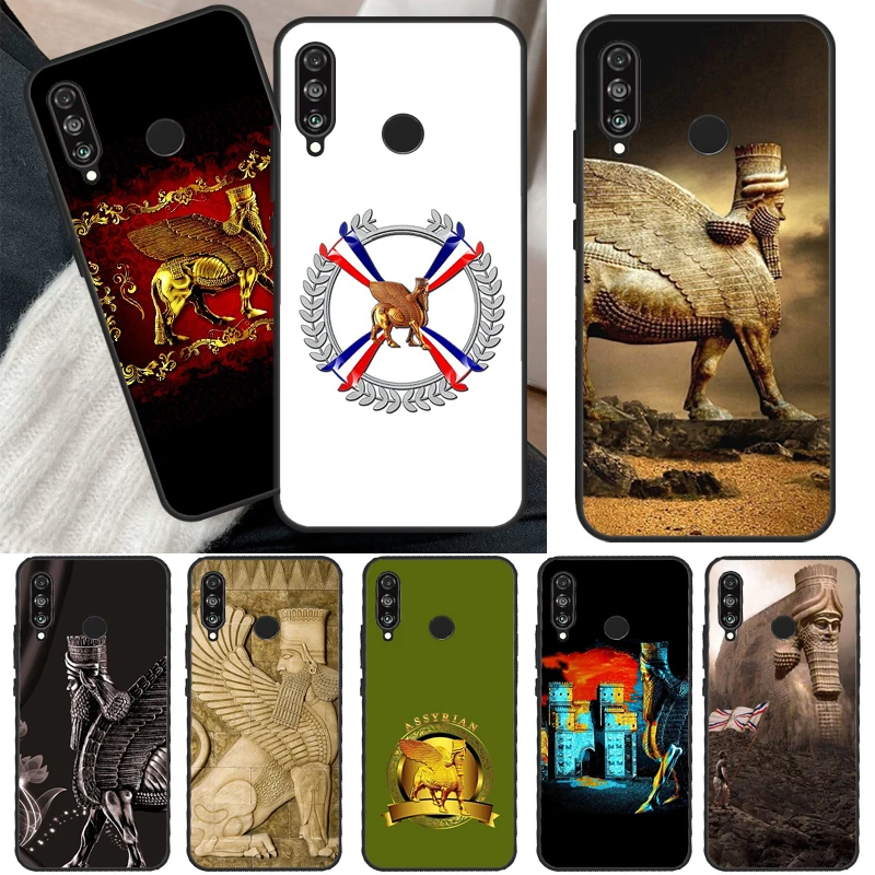 Lamassu Assyrian Winged Bull Case For Huawei P30 Pro P50 P20 P40 Lite Nova 5T P Smart 2019 2021 Cover For Honor 50 Lite