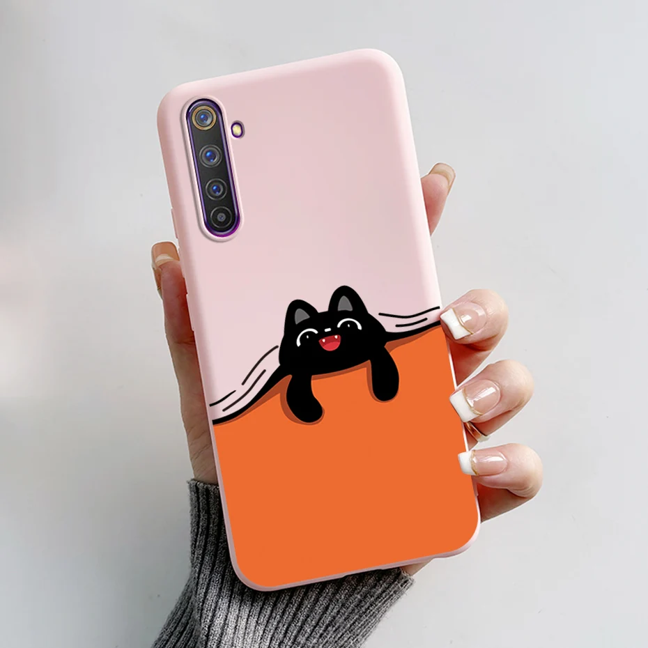 Cute Cartoon Case For Realme 6 Pro 6pro Beautiful Painted Shockproof Cover Coques For Realme 6 Realme6 Funny Soft Silicone Cases