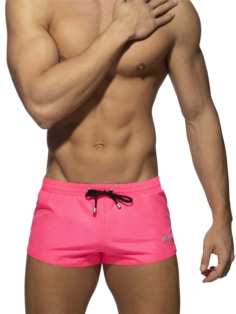 

Мужские спортивные шорты розового цвета, пляжные брюки, купальник для бега, модное бикини DIOUN BS360, летняя спортивная одежда