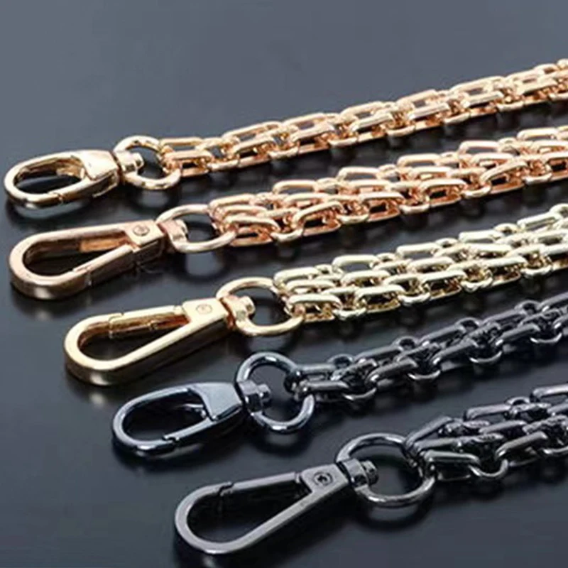 120CM Metal Chain Steel Bag  Replacement  Shoulder Strap for Handbag Purse Handle