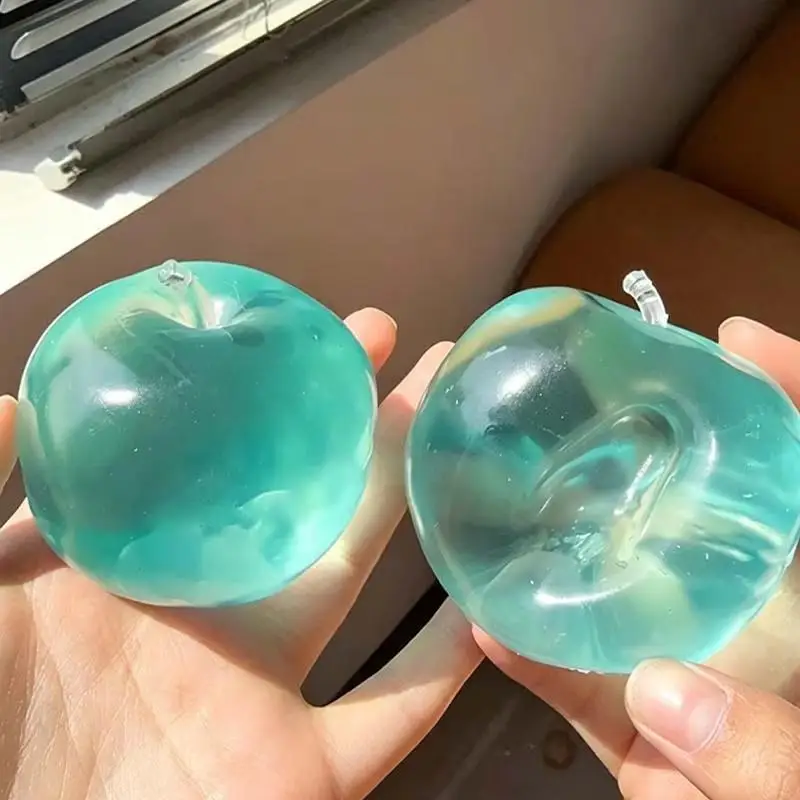 1Pcs Slow Rebound Stress Relief Toy Apples Decompression Ball Relieve Stress Anxiety Relaxation Toys For Friends