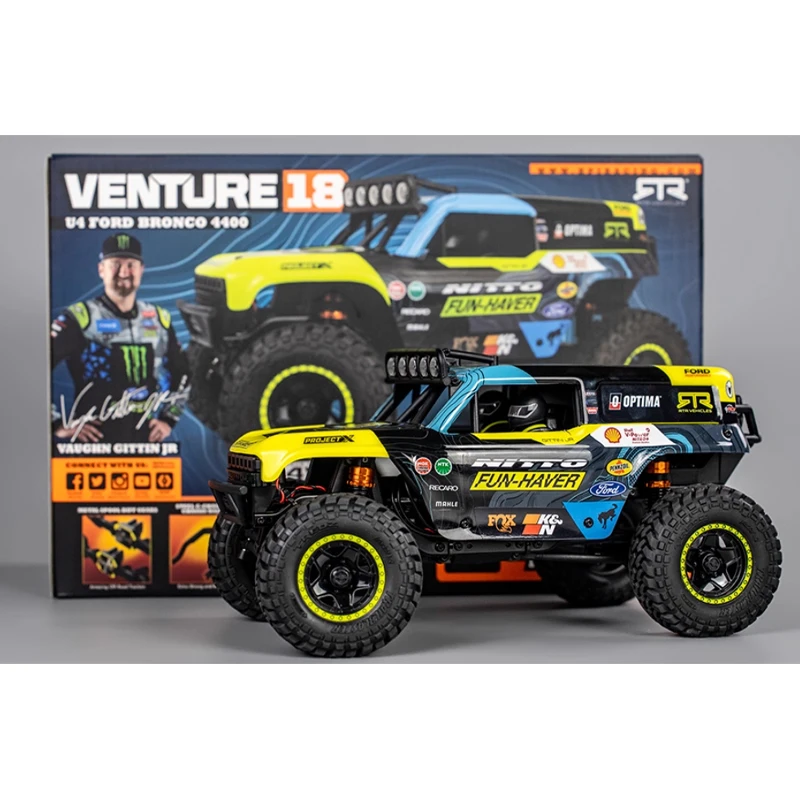 HPI シミュレーション 1/18 フラックス U4 ラングラー 4400 四輪駆動 ラジコン 電動 オフロードカー おもちゃ 男の子向け