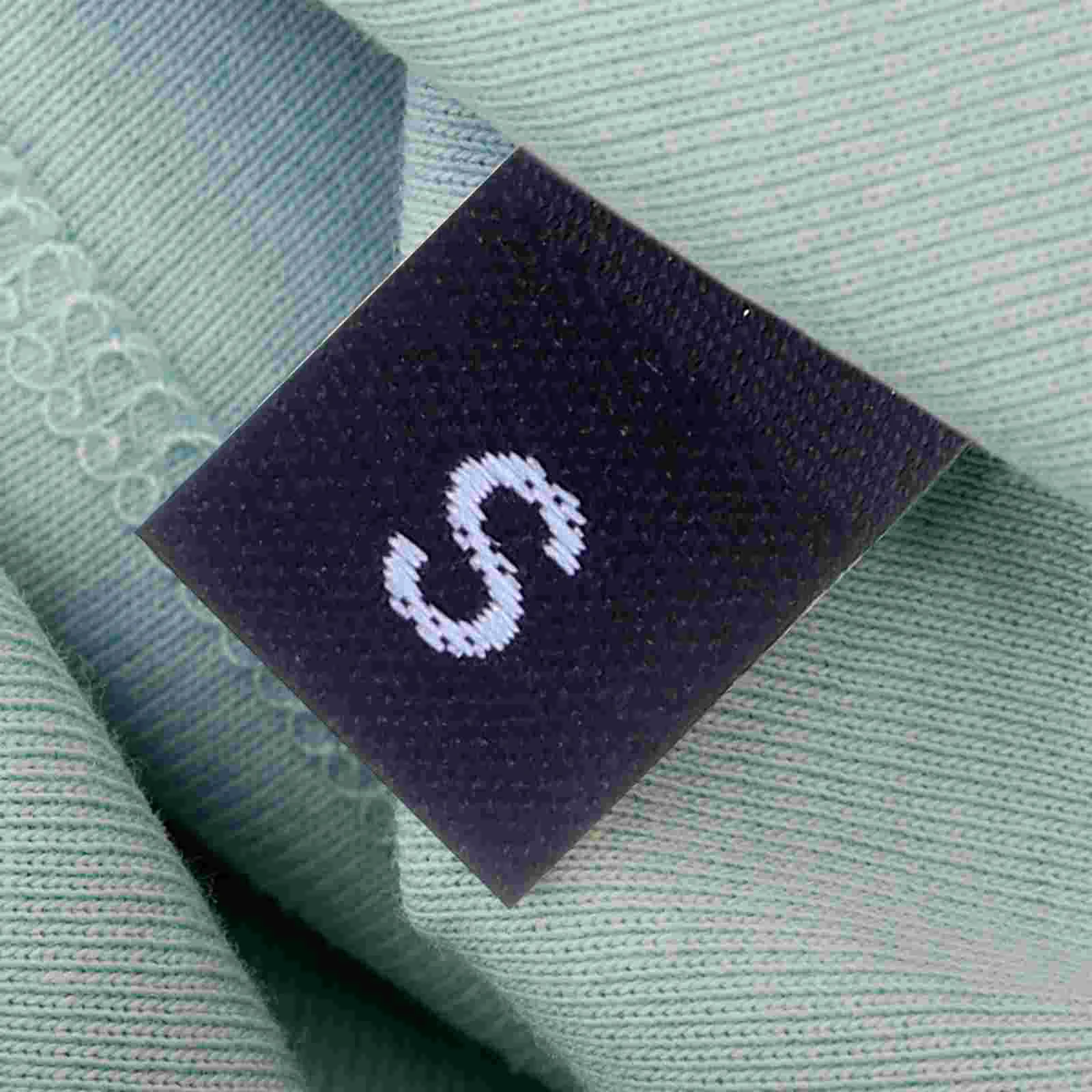 

500 PCS Labels Clothing Size Tags Garments Folded Fabric 350X120X010CM Cut Sew Clothes Office Baby