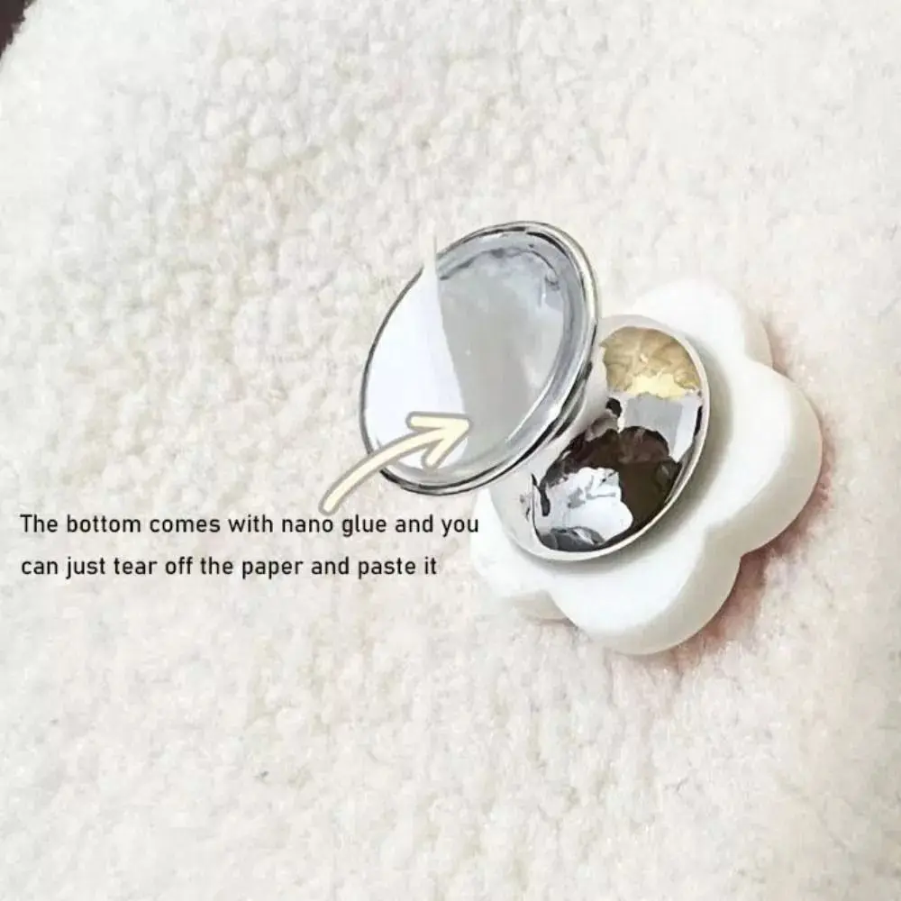 New Cute Flowers Toilet Seat Long Nail Universal Toilet Button Bathroom Flush Auxiliary Switch Resin Toilet Press Tool