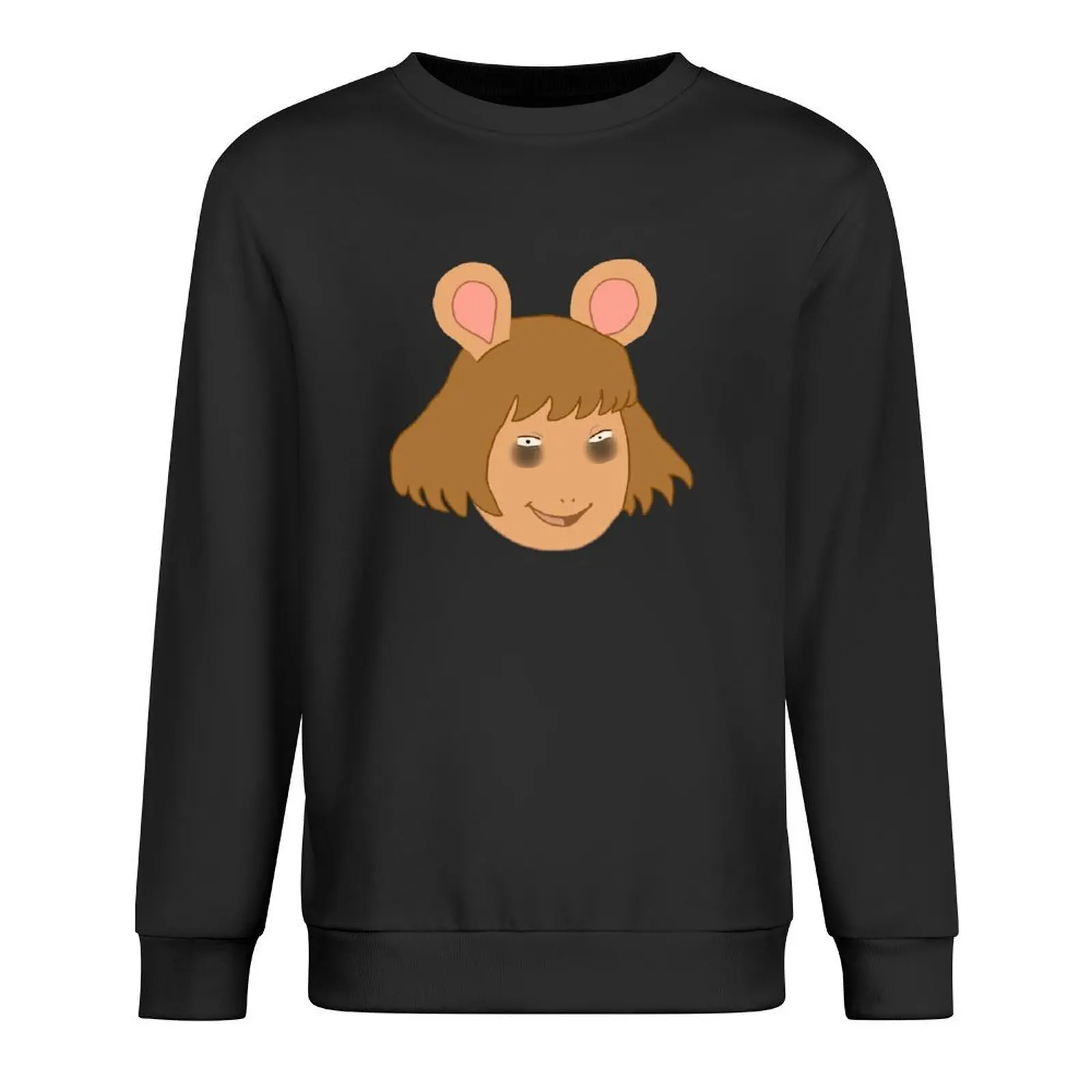 

Tired D.W. Meme Pullover men clothes autumn new products mens clothing fashion men sweatshirts