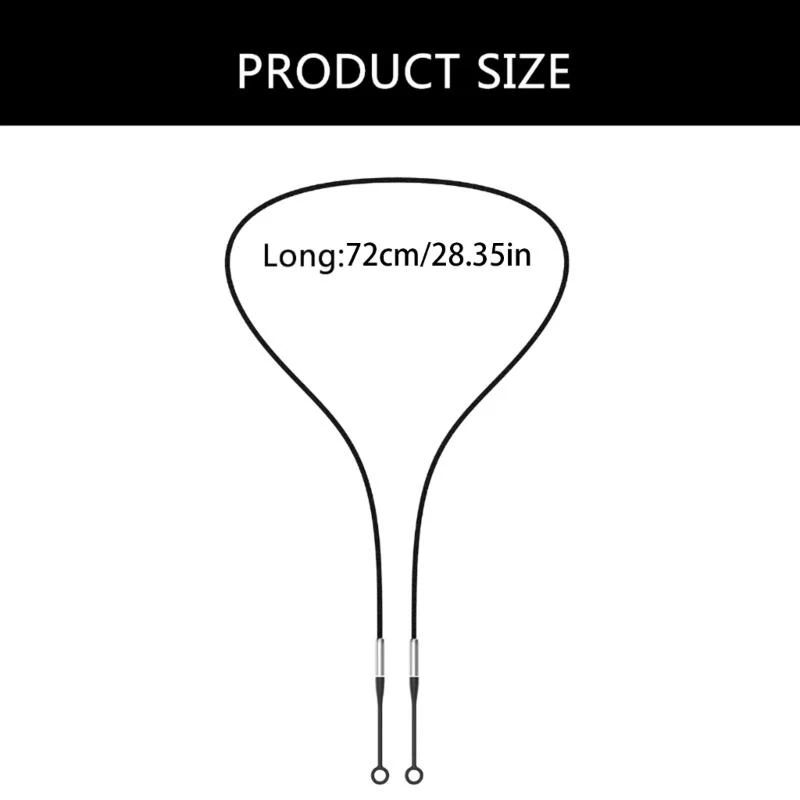 Гибкий шнурный ремешок для спортивного трудового шнурного шнура с затычками для ушей