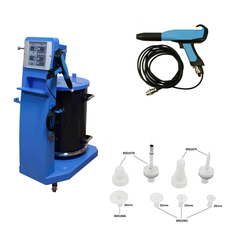 K2-1 Electrostatic Aluminium Alloy Wheel Powder Coating Machine Price