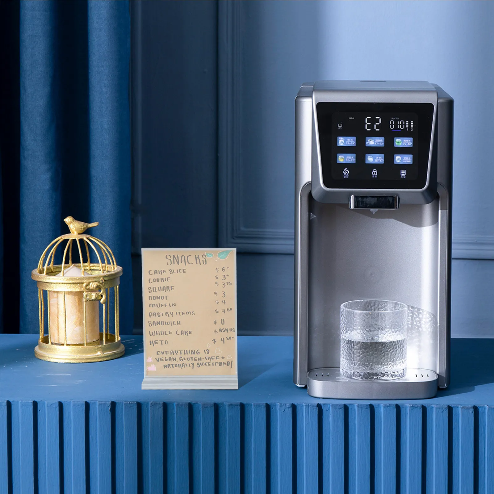 

Набор из 2 акриловых держателей для вывесок: прочная настольная подставка для меню, вертикальный настольный держатель для мероприятий, ресторанов, кафе, свадеб