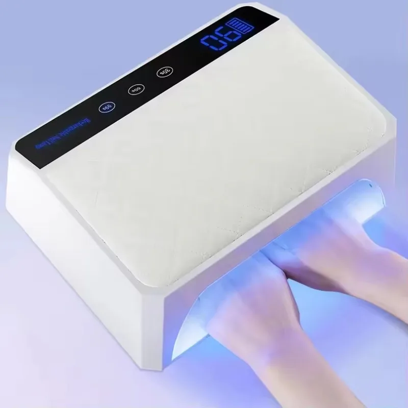 178W Two Hands Large UV Nail Lamp Professional Fast Drying Gel Polish Curing UV LED Nail Lamp With Nail Arm Rest