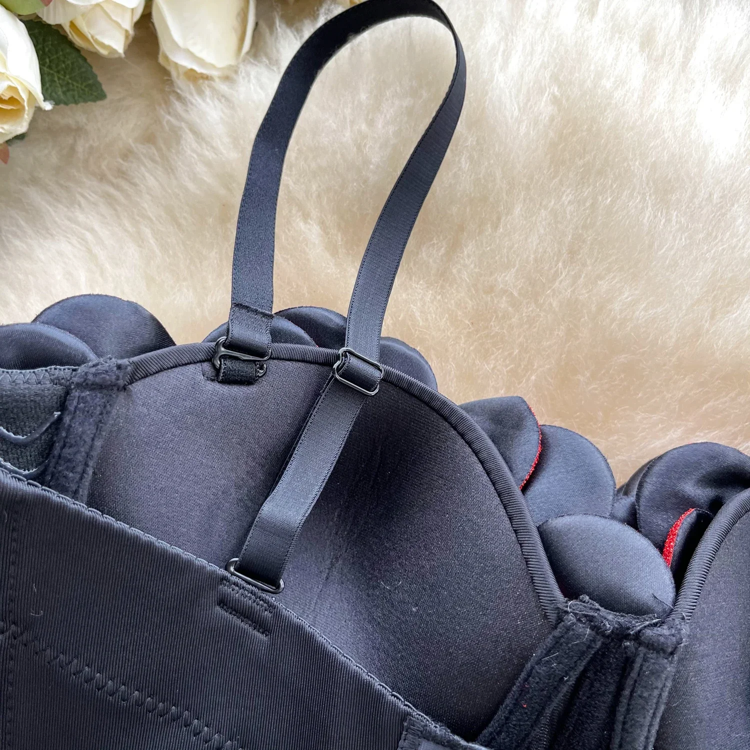 Chic Vintage Bustier Three-dimensional Flower Tank Top Korean Fashion Summer Beach sleeveless Women Sling Crop Top