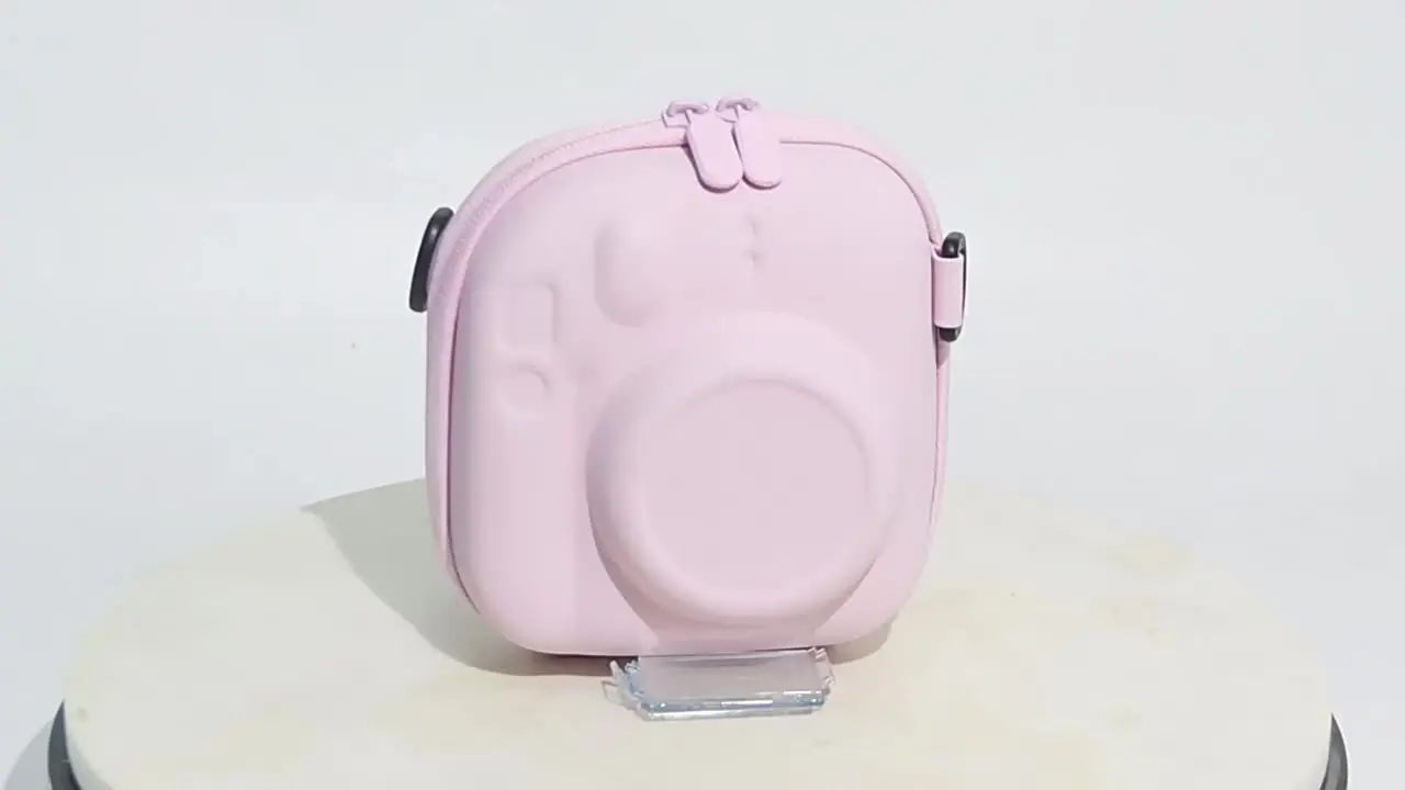 Pour Fujifilm Instax Mini 7 + 8/9/11/12/40 EVA étui rigide universel sac de rangement Polaroid sac pour appareil photo coque avec bandoulière