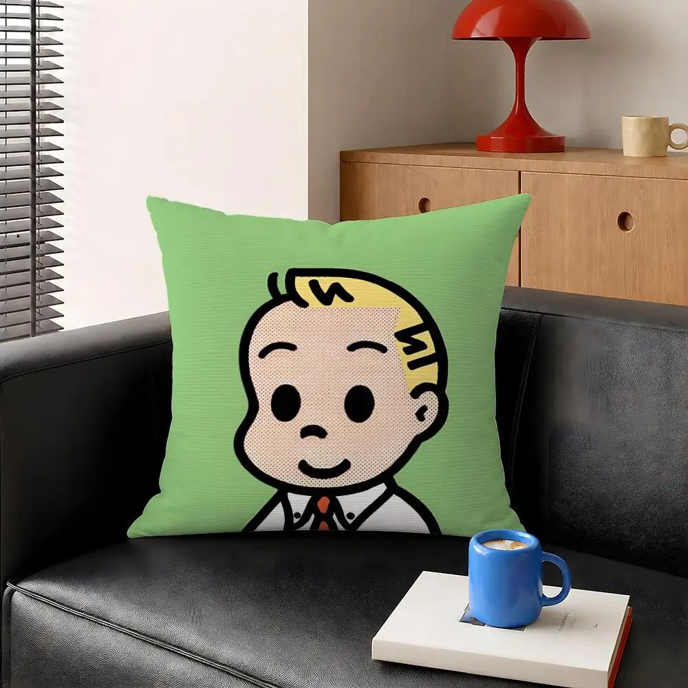 Cartoon OSAMU GOODS Harajuku Cushion Cover Decorative Pillowcase Soft Short Plush Cozy Durable Sofa Home Decor Items Gift