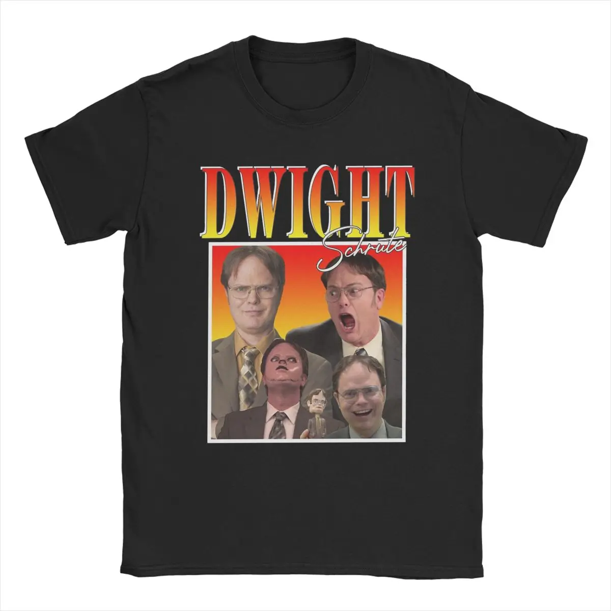 Men Dwight Schrute T Shirt The Office Tv Show 100% Cotton Tops Novelty Short Sleeve Crew Neck Tee Shirt New Arrival T-Shirts