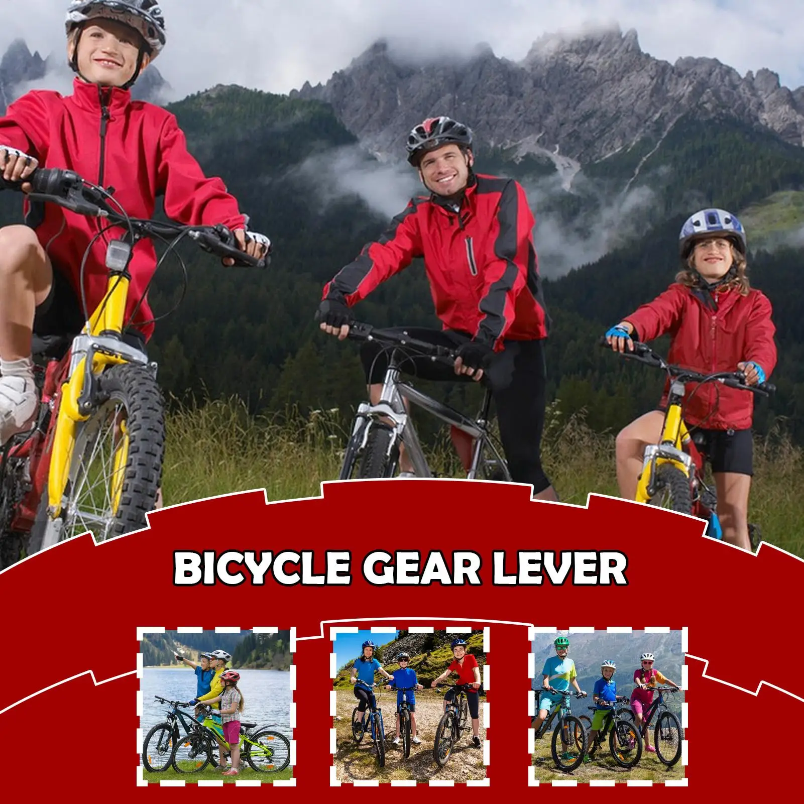 

21 Speed Shifter Set 1 Pair 3 X 7 Speed Grip Gear Shift Lever Non-Slip Handle Bar Grip For E-Bikes Folding Commuting Training