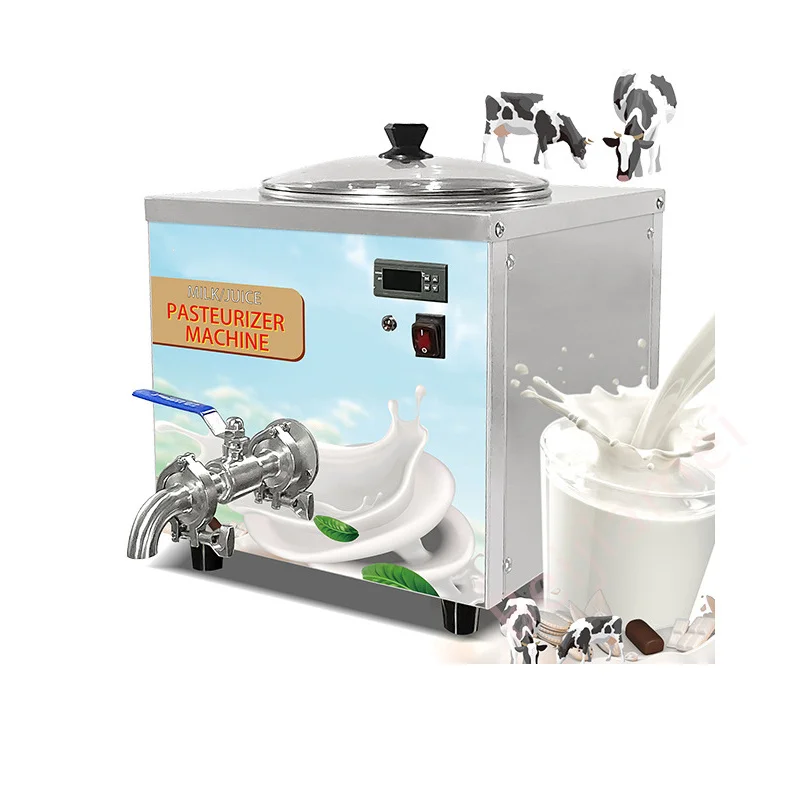 220V/110V High temperature pasteurization machine/fully automatic milk ice cream pasteurization sterilizer 14L large capacity