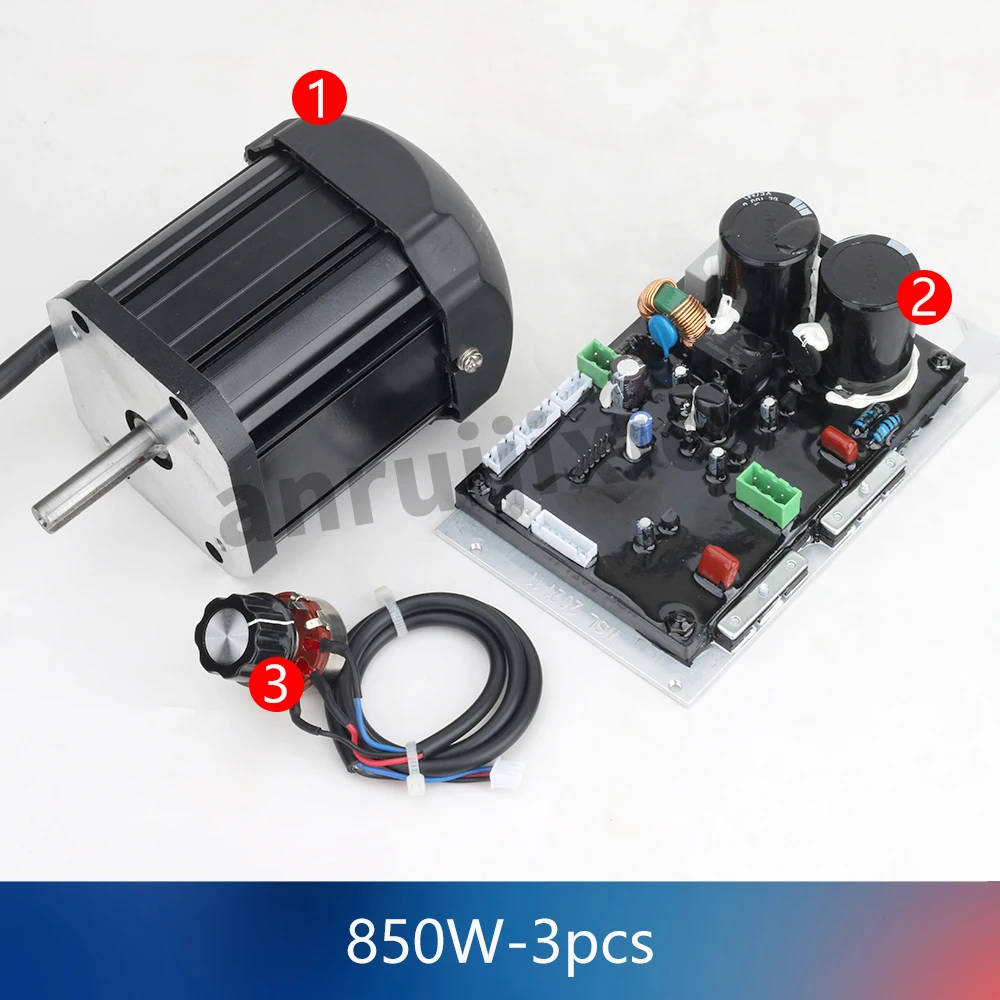 DC Motor kit 850W Brushless Main Control Board/lathe Power Board Motor kit