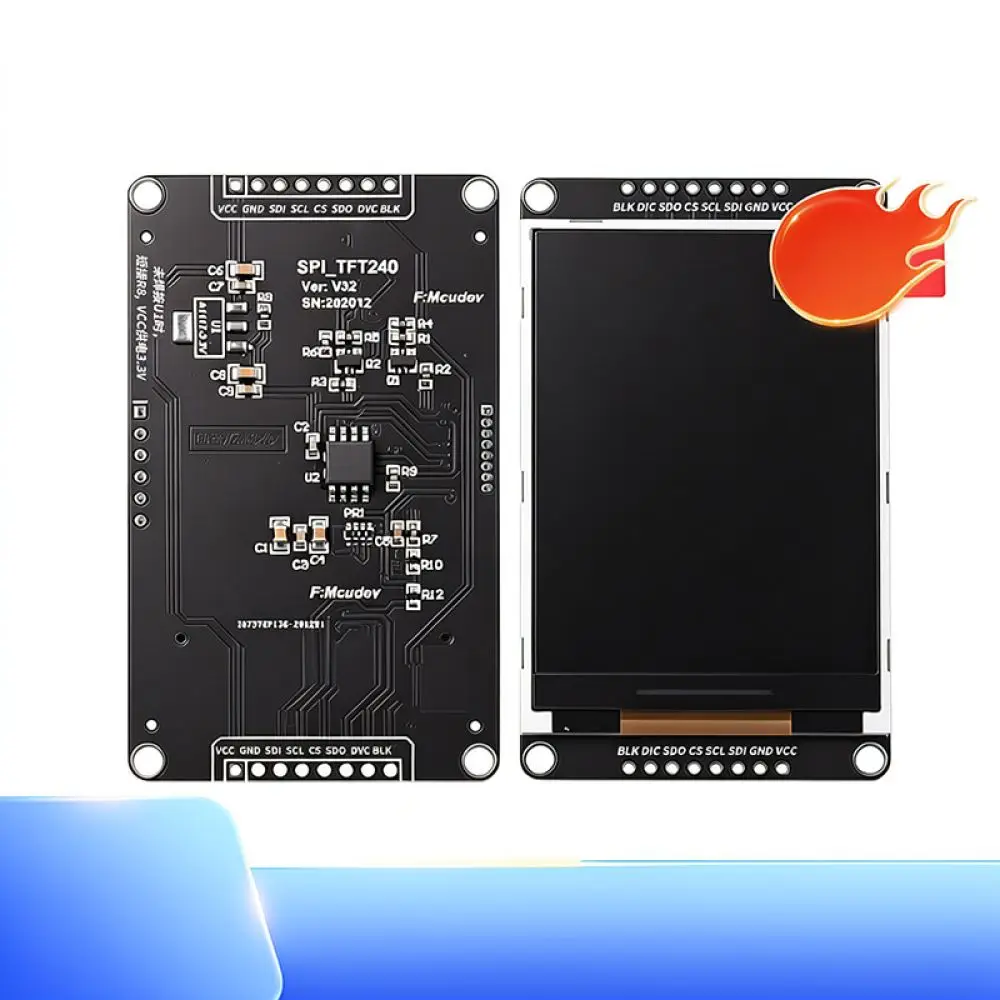 SPI Interface TFT LCD Display For WAVGAT Color Screen Module ST7735 Driver Embedded System Component Electronic Prototype Tool