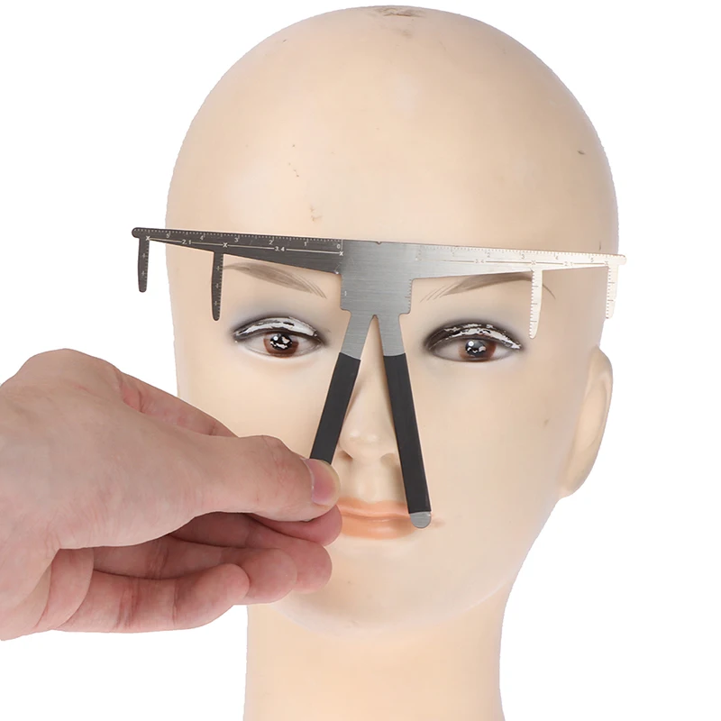 *1Pc Microblading Measure Three-Point Positioning Balance Ruler Eyebrow Stencil Ruler