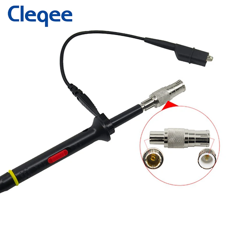 Cleqee P2000 Series Oscilloscope Probe DC 60MHz 100MHz 200MHz X1/X10 BNC For Tektronix HP