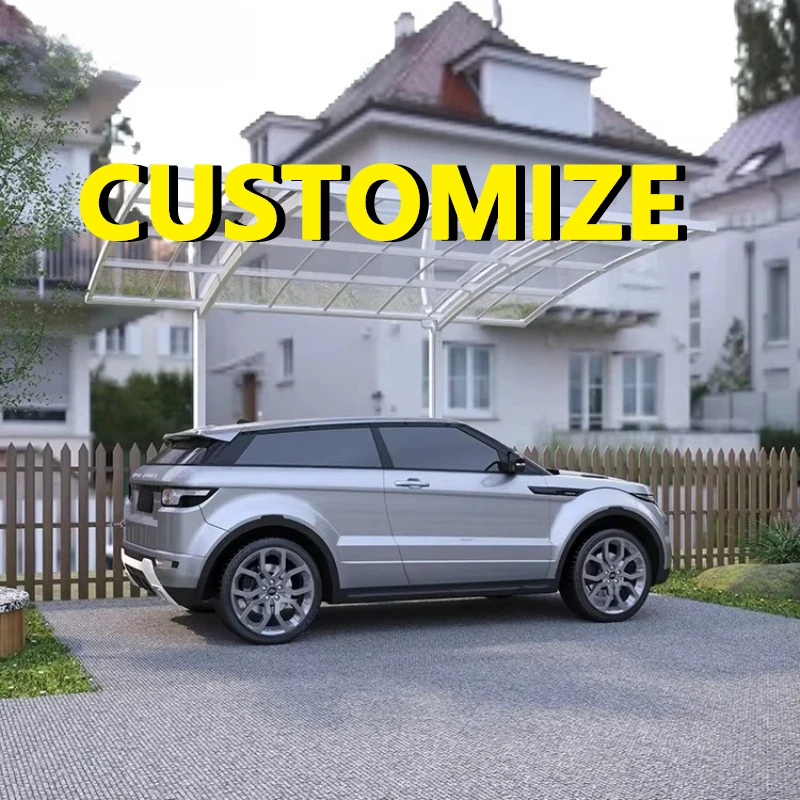 Any Size Custom Modern Eco Friendly Solar Carport Eu Standard Ev Charger Home Commercial Weather Resistant PV Parking Shelter He