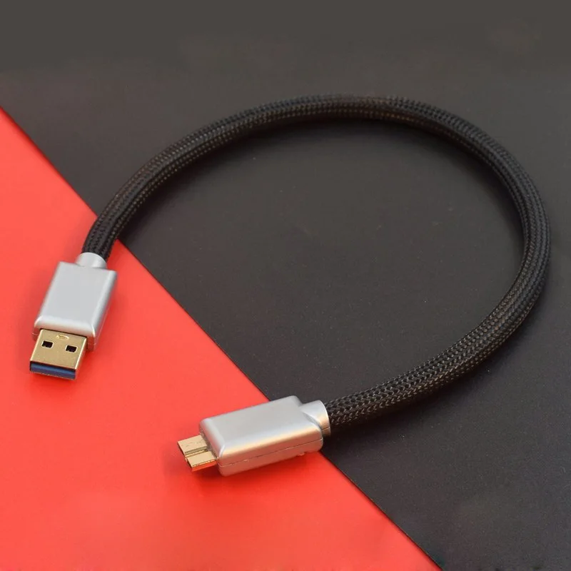 

OCC+Sterling Pure Silver Braid USB A C Type-C To Micro3.0 Micro B 3.0 Data High-Speed DCA OTG Cable Xsymphony Hi-end HIFI