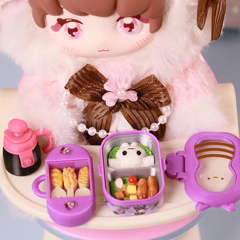 Dollhouse Food Toy Simulation, Small House Decorations Lunchbox Adornments, Miniature Tableware, Fruit Box Model