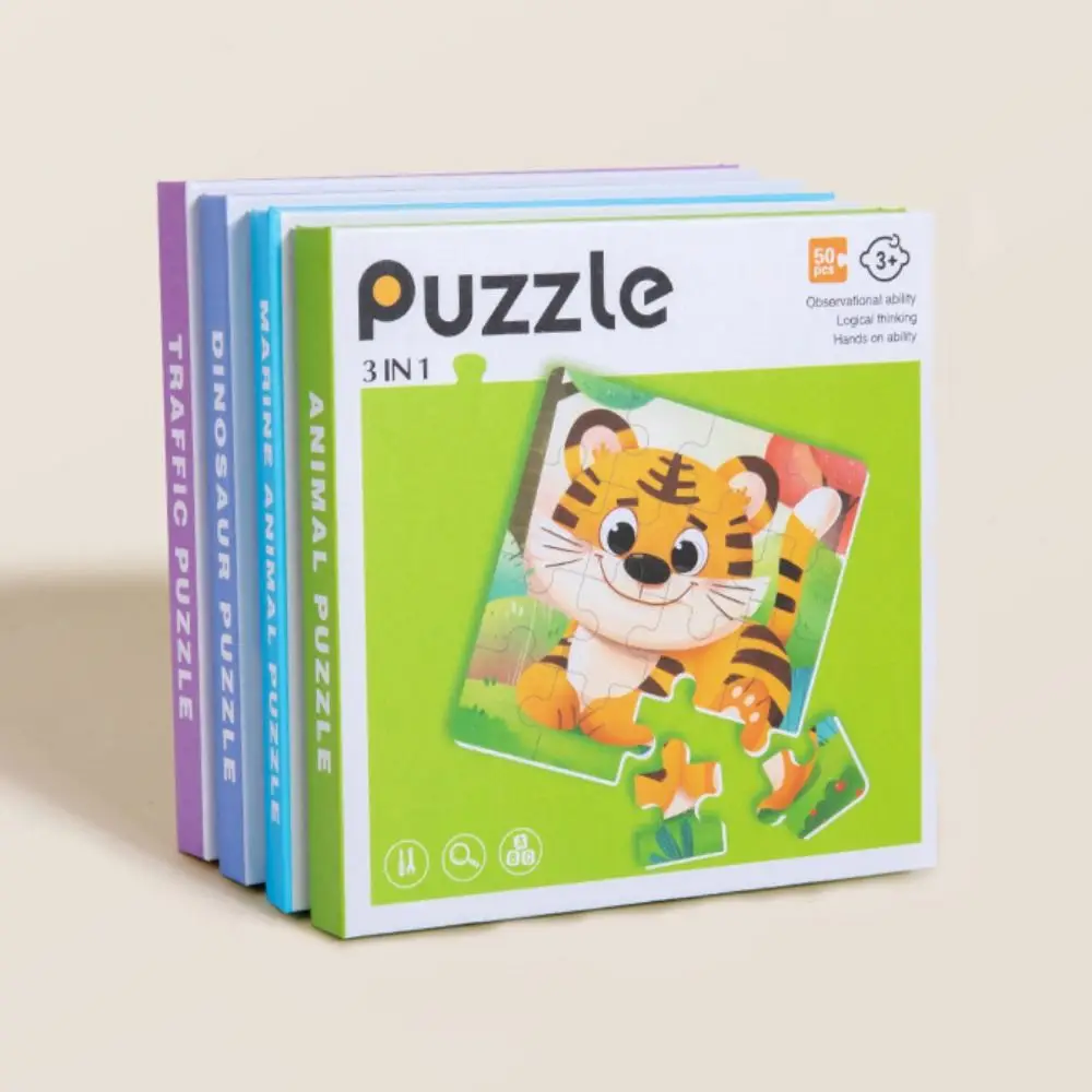 

Panda Puzzle Forest Animals Ocean Magnetic Attraction Cartoon Animal Jigsaw DIY Toy Building Block Numbers Jigsaw Puzzle