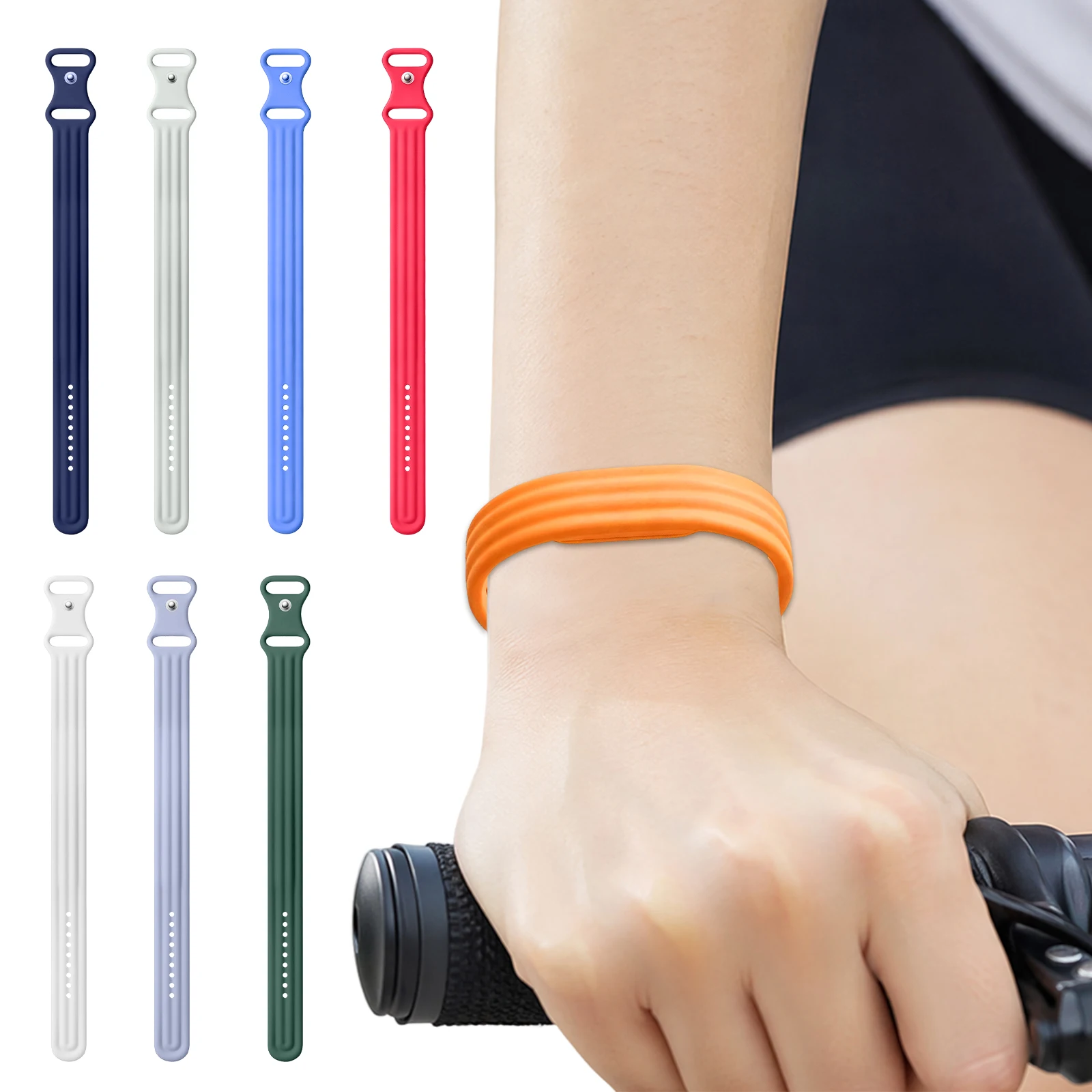 Silicone Loop Breathable Band For Google Fitbit Air Soft Perforated Sports Watch Strap Replaceable Bracelet Smart Watch Accessor