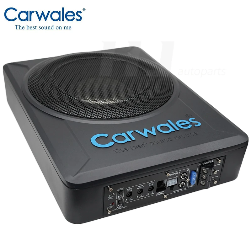 10 Inch Car Woofer Speaker Built-in Amplifier max 1000w 12v Active Subwoofer 50-150hz Ultra-thin 10” Bass Speaker Under The Seat