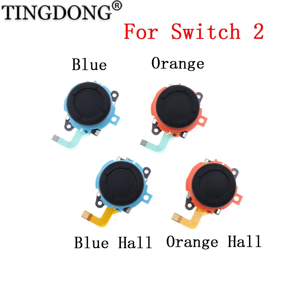 Original Blue Orange Hall Effect Joystick For Switch 2 NS2 Joy-Con Controller Left And Right 3D Analog Joystick