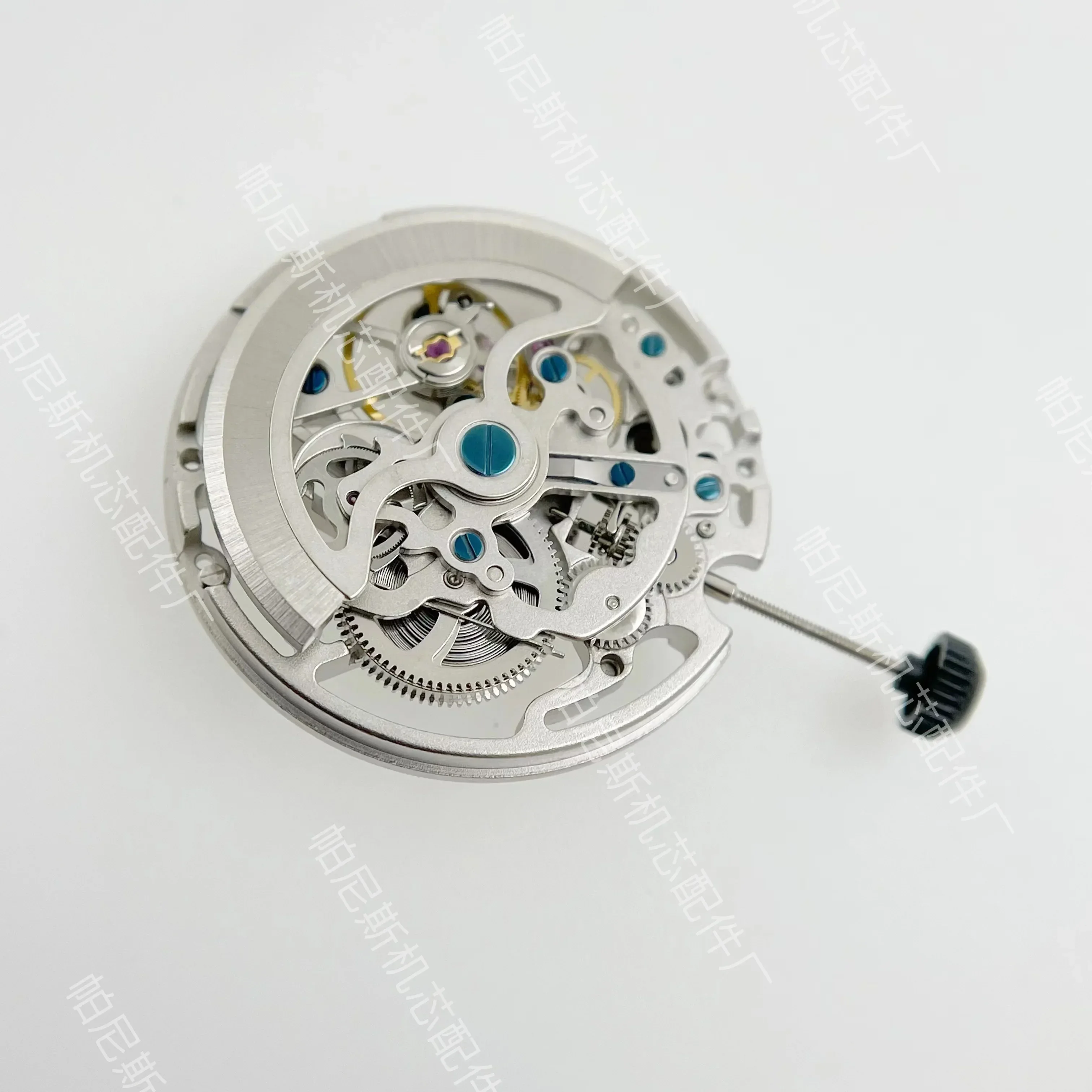 تيانجين النورس ST1646 الحركة الميكانيكية المجوفة TY2809 التلقائي الهيكل العظمي آلية ذاتية الملء ساعة استبدال أجزاء