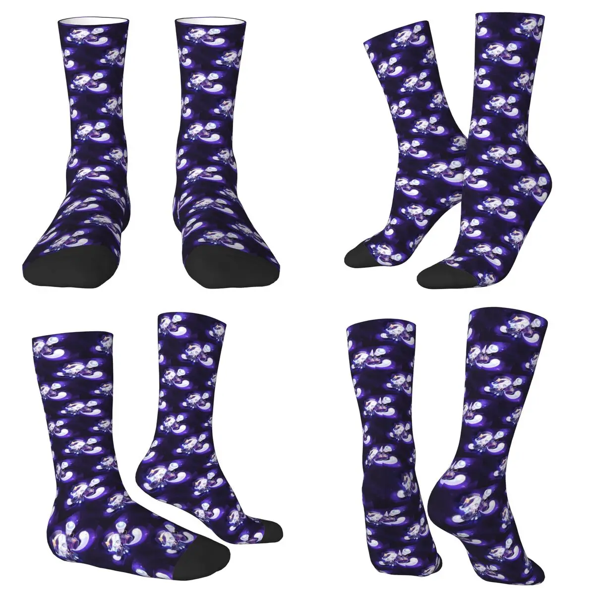 All Seasons Crew Stockings Milky Way Cookie Run Kingdom Game Socks Funny Long Socks for Men Women Valentine's Day Gifts