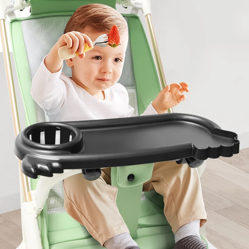 

Cart tray with cup holder, detachable universal stroller Dim sum tray accessories beverage rack food beverage bottle storage rac
