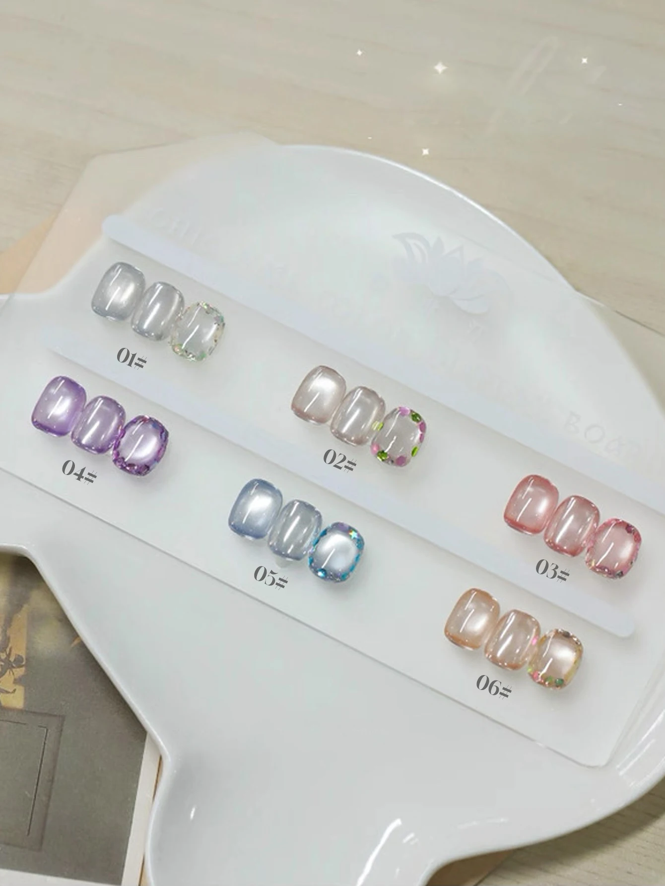 10pcs 15ml Autumn Nail Flash Sparkling Water Cat Eye Gel Nail Polish UV LED Curing Holiday Women's Gift Nail Art Daily Supplies