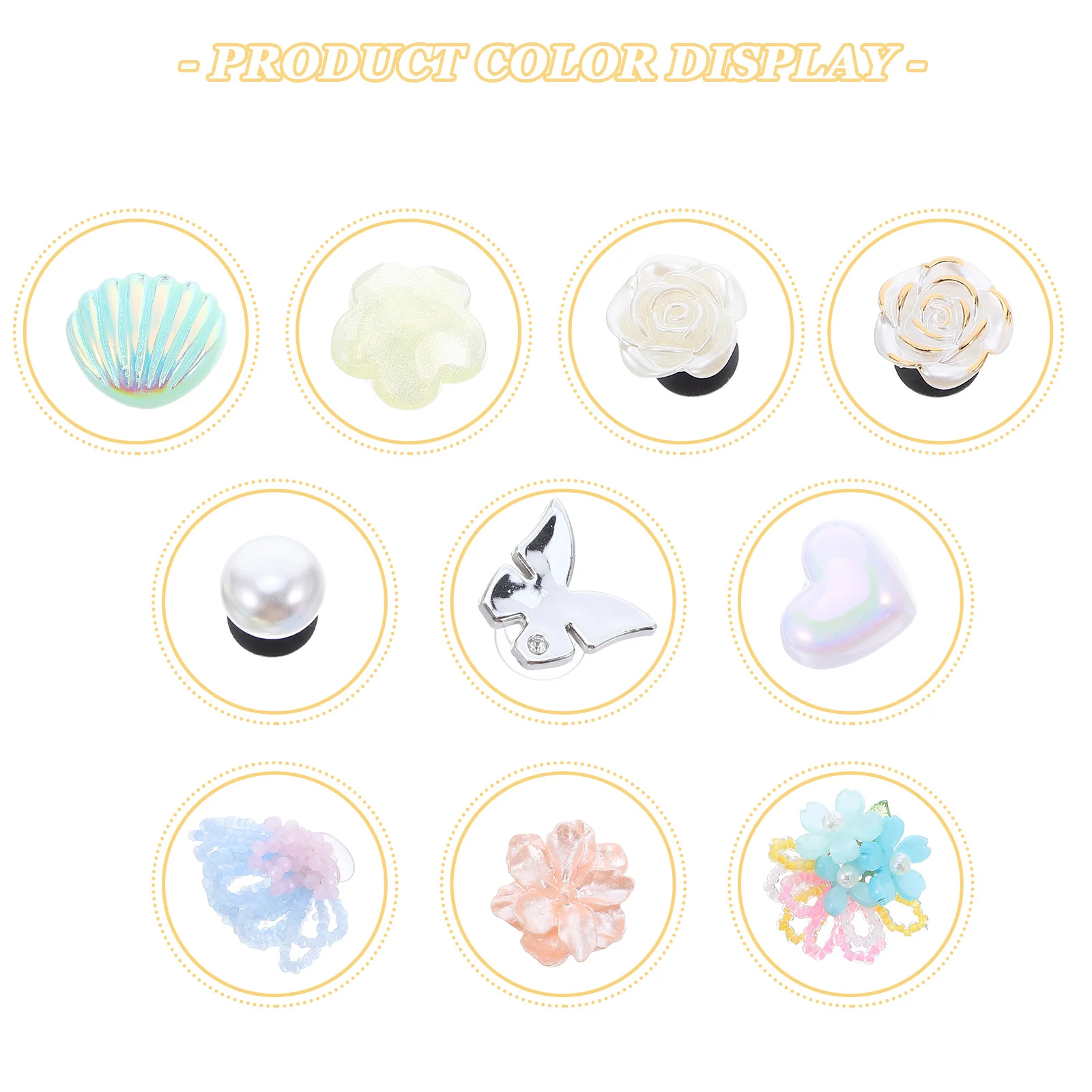 10 قطع كريستال حذاء زهرة مجموعة مطرز الأزهار اللؤلؤ الترتر أنيقة الزفاف الزفاف الزخرفية مقاطع سحر النساء الفتيات