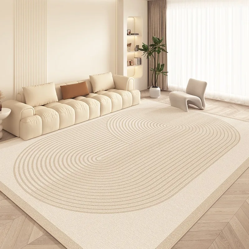 Cream Style Living Room Carpet Nordic Modern Bedroom Rug Large Area Waterproof Dirt-resistant Coffee Table Floor Mat Ковер Tapis