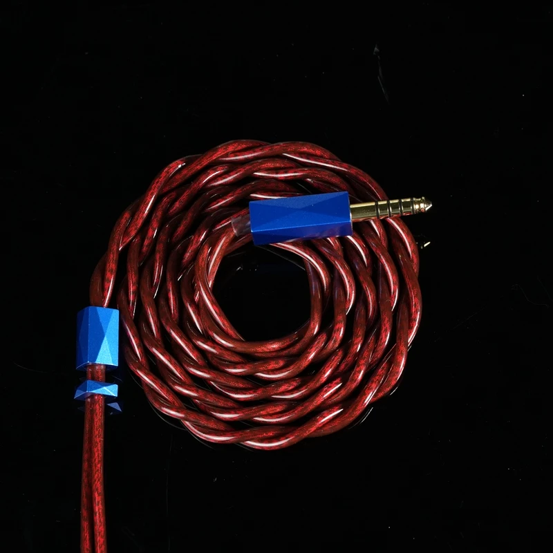 Kabel do modernizacji Culemi-02, kompatybilny z słuchawkami Truthear ZERO:RED HIFIMAN, z wtyczką MMCX/0,78 mm, 2-pinową/QDC/dualną 3,5 mm oraz zbalansowaną wtyczką 3,5/4,4 mm. — zdjęcie produktu 7