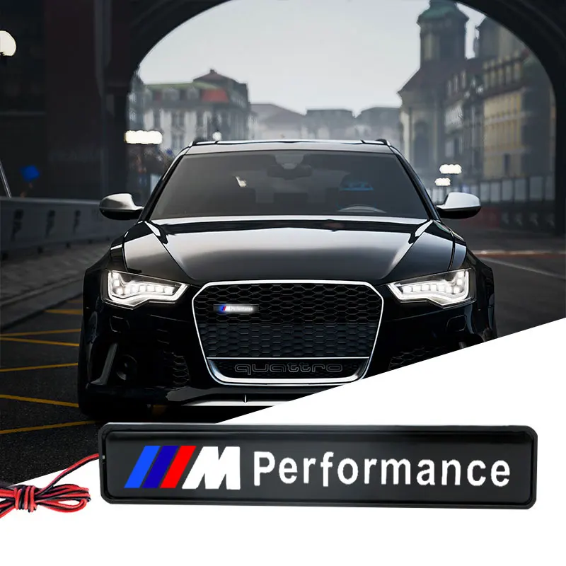 

Automobile front net LED luminous logo, decorative logo For BMW M E34 E36 E60 E90 E46 E39 E70 F10 F20 F30 X5 X6 X1 M3 M5 M6 E71