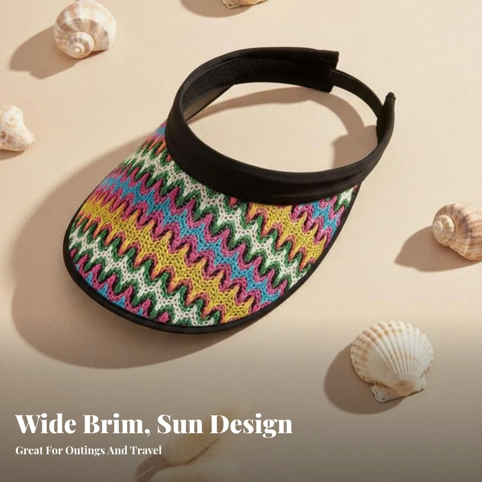 

Sun Hat, Wide Brim Protection, Stylish, Holiday Series, 2025 New, Women's Outdoor Accessory