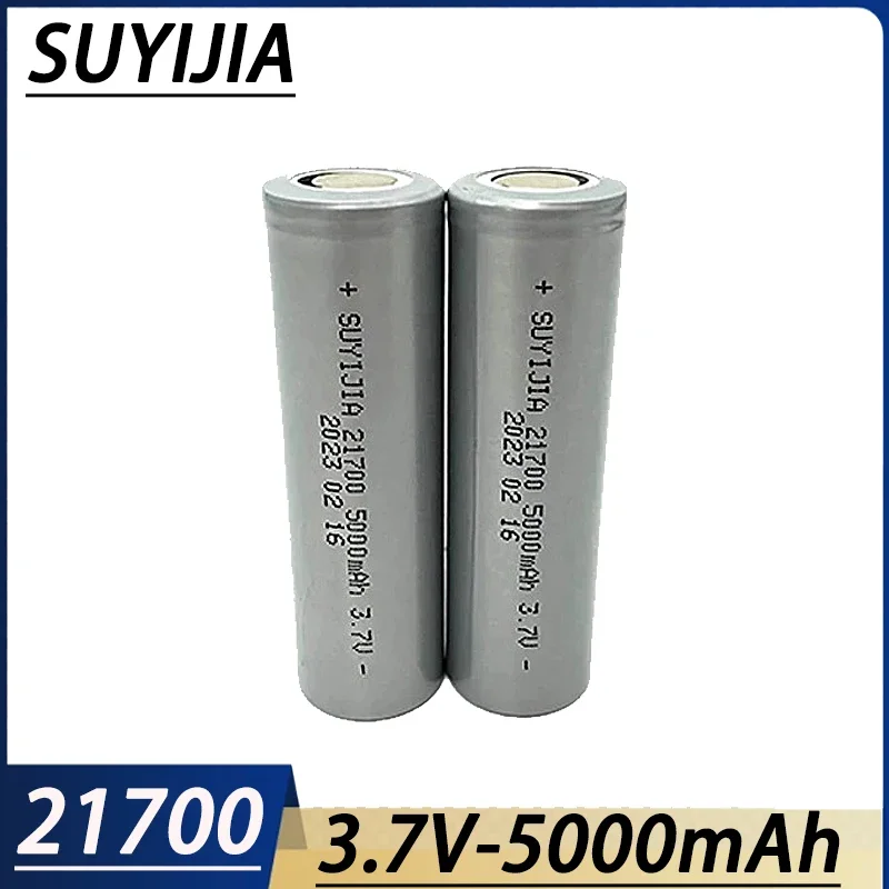 Oryginalna bateria 21700 3,7 V 5000 mAh akumulatory litowo-jonowe do aparatu latarka mikrofon golarka zabawki Batteria